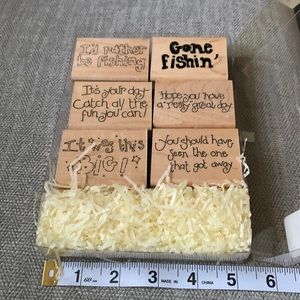 Fishin For Fun S372 stamp set